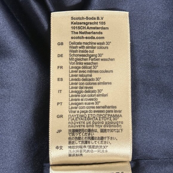 Scotch & Soda Amsterdams Blauw Boho Maxi Dress S Geo Print Fall Chic - Picture 14 of 16